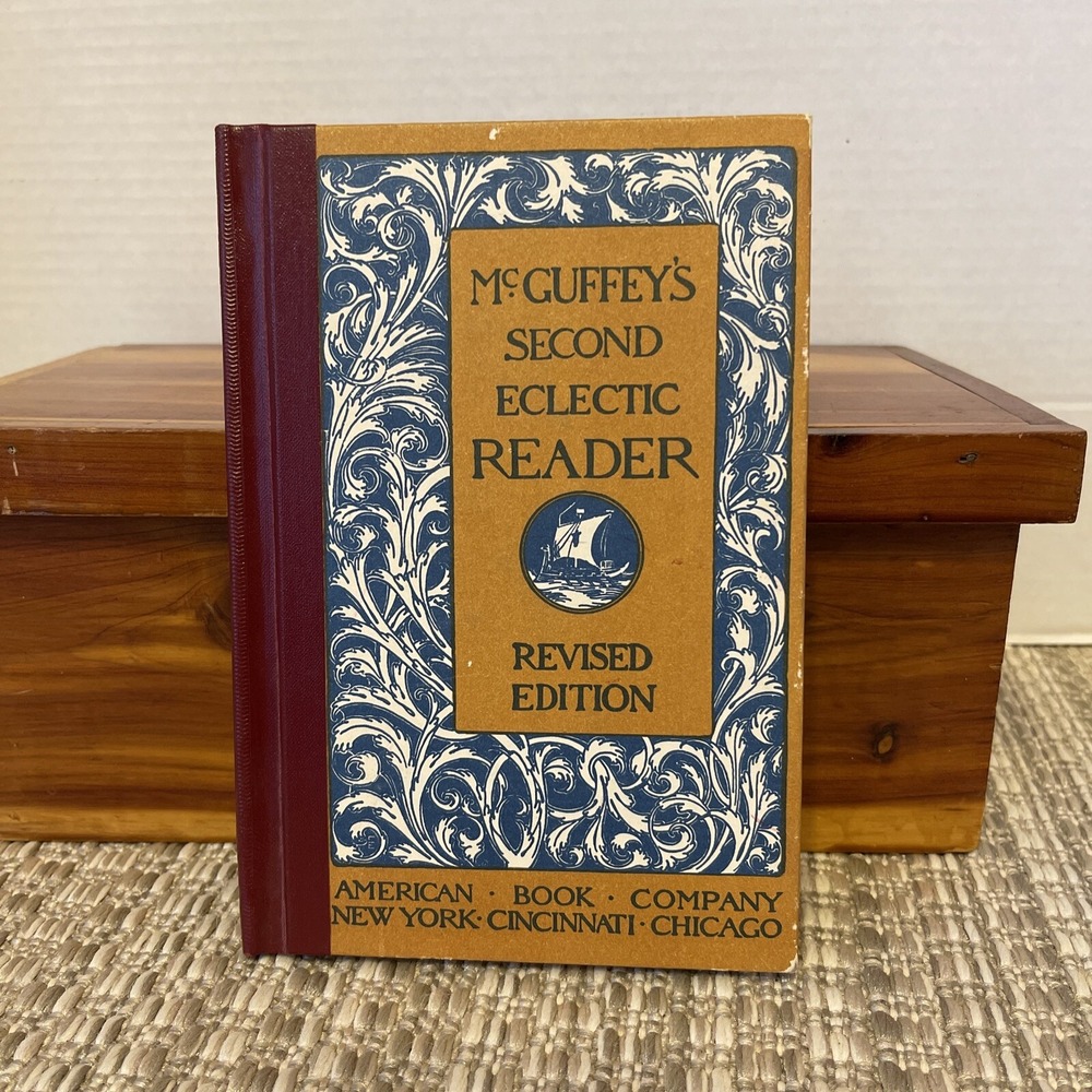 Antique 1920 Book McGuffey's Third Eclectic Reader 7 1/2" x‎ 5"
